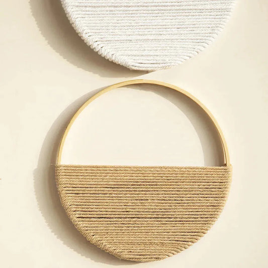 Frendorf | Willowloop – Circulares Makrame-Wandsdekor mit symmetrischem Design