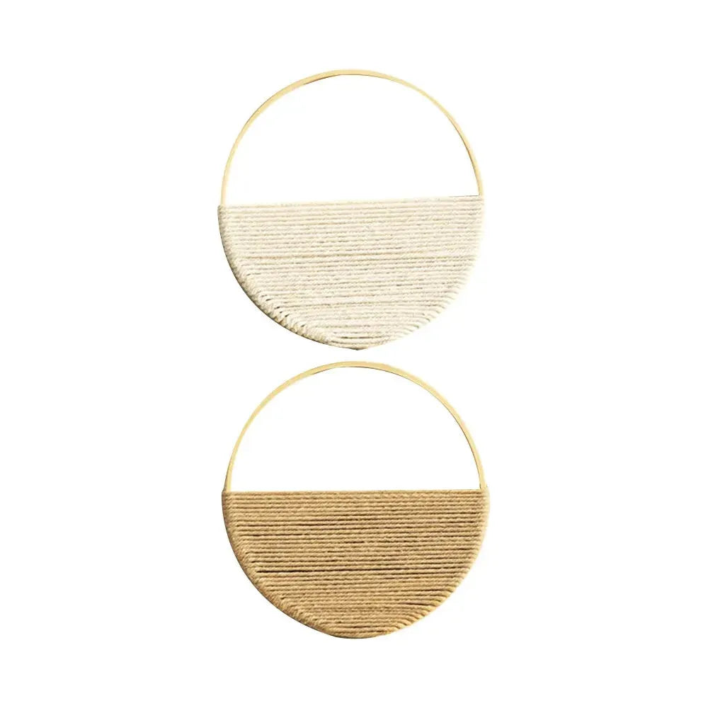 Frendorf | Willowloop – Circulares Makrame-Wandsdekor mit symmetrischem Design
