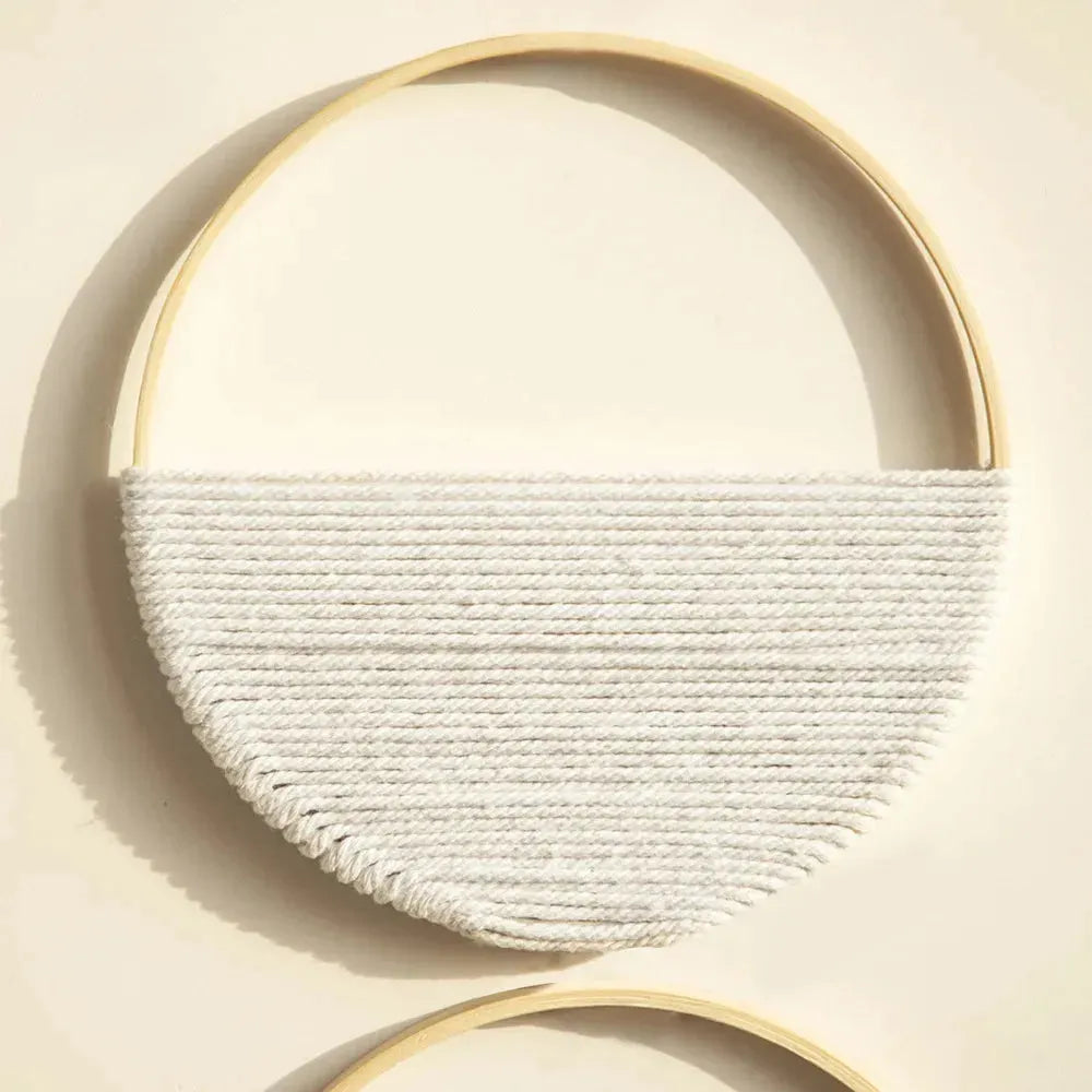 Frendorf | Willowloop – Circulares Makrame-Wandsdekor mit symmetrischem Design