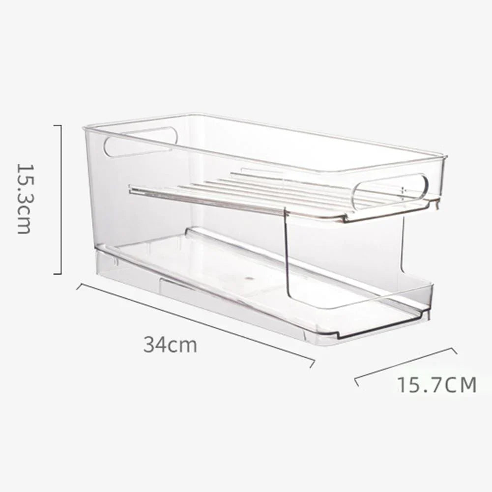 Frendorf | 2-Tier Rolling Transparent Organizer Halter