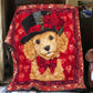 Valentinstag Hund Decke