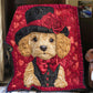 Valentinstag Hund Decke