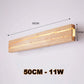 Frendorf | WoodCrack Moderne Holz-Wandleuchte | LED Wandlampe | Stilvolle Wohnraumbeleuchtung | Dekorative Beleuchtung
