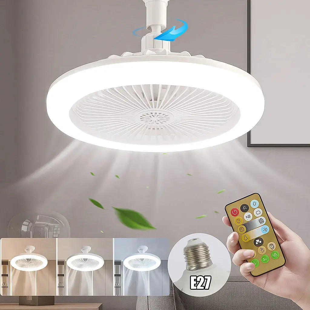 Frendorf | 2-in-1 Deckenlampe mit Ventilator – Steuerbar per Fernbedienung