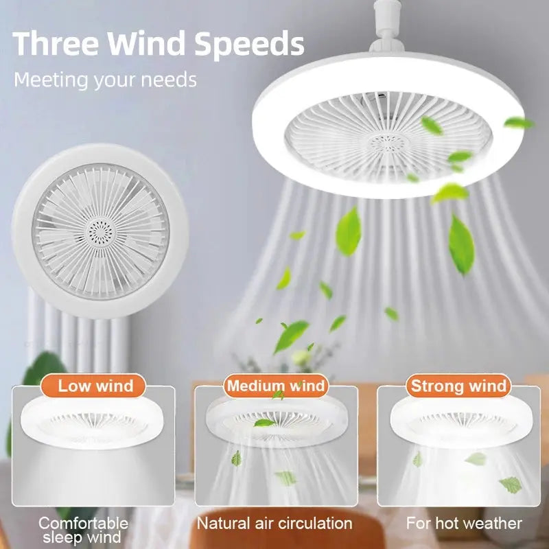 Frendorf | 2-in-1 Deckenlampe mit Ventilator – Steuerbar per Fernbedienung