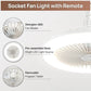 Frendorf | 2-in-1 Deckenlampe mit Ventilator – Steuerbar per Fernbedienung