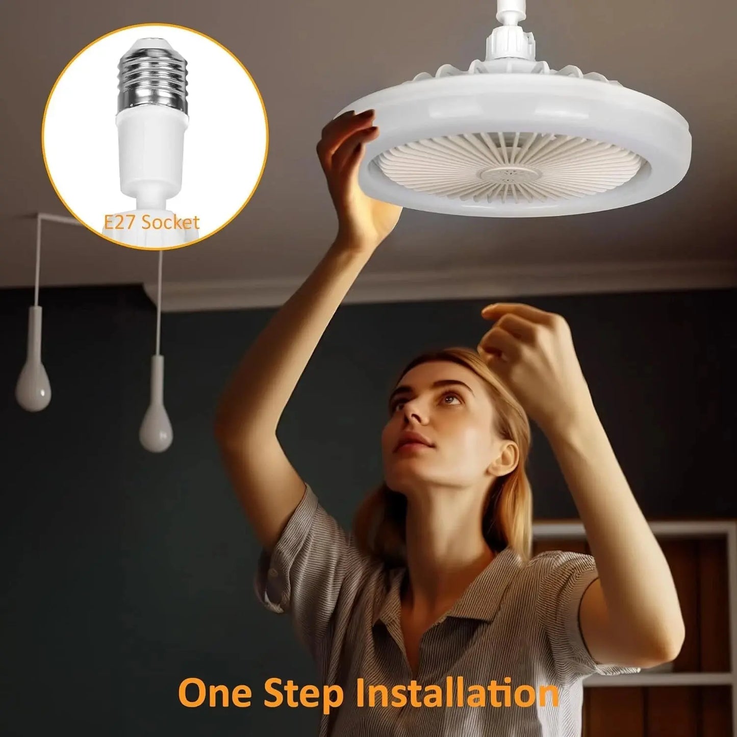 Frendorf | 2-in-1 Deckenlampe mit Ventilator – Steuerbar per Fernbedienung