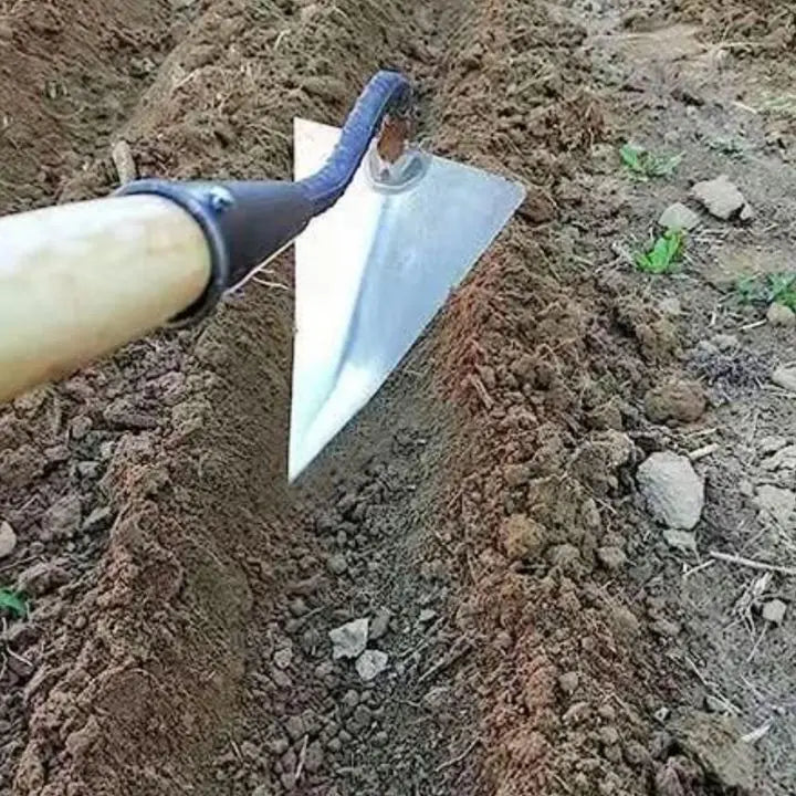 Frendorf | 2-in-1 Edelstahl Dreieck Unkrautentferner & Bodenlockerer