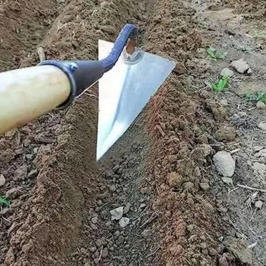 Frendorf | 2-in-1 Edelstahl Dreieck Unkrautentferner & Bodenlockerer