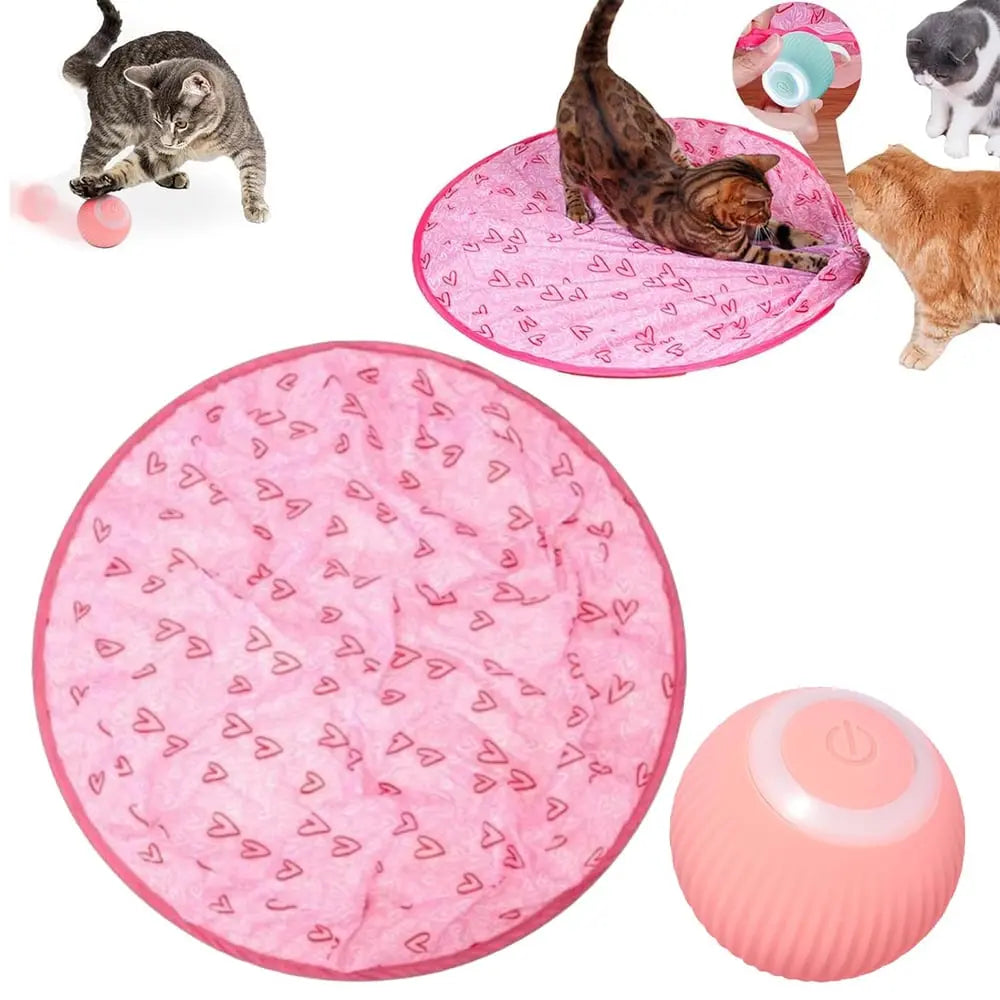 Frendorf | 2-in-1-Jagdspielzeug für Katzen – Fördert Jagdinstinkt & Bewegung