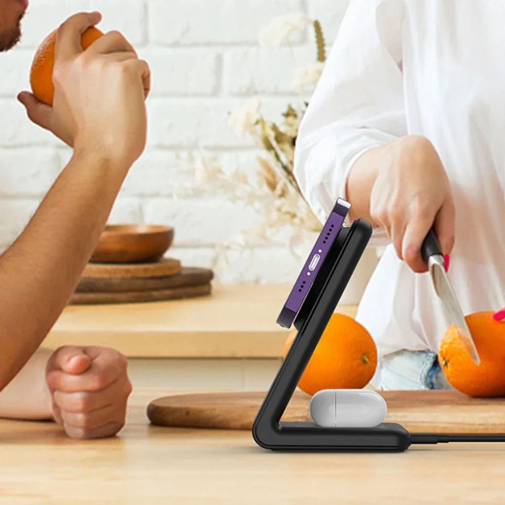 Frendorf | 2 in 1 Magnetisches Ladegerät für Apple