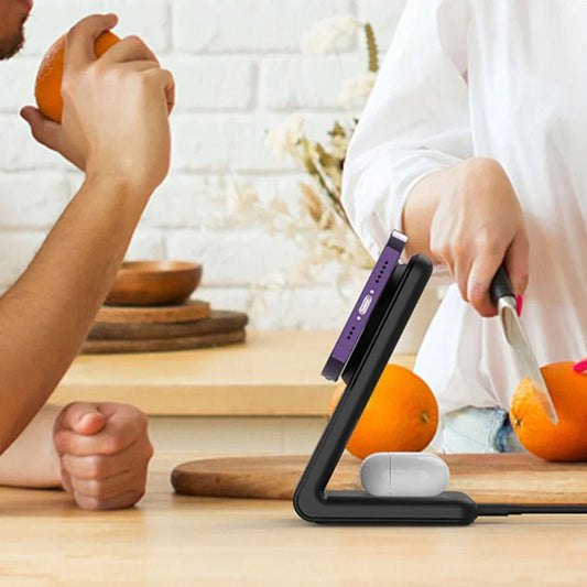 Frendorf | 2 in 1 Magnetisches Ladegerät für Apple
