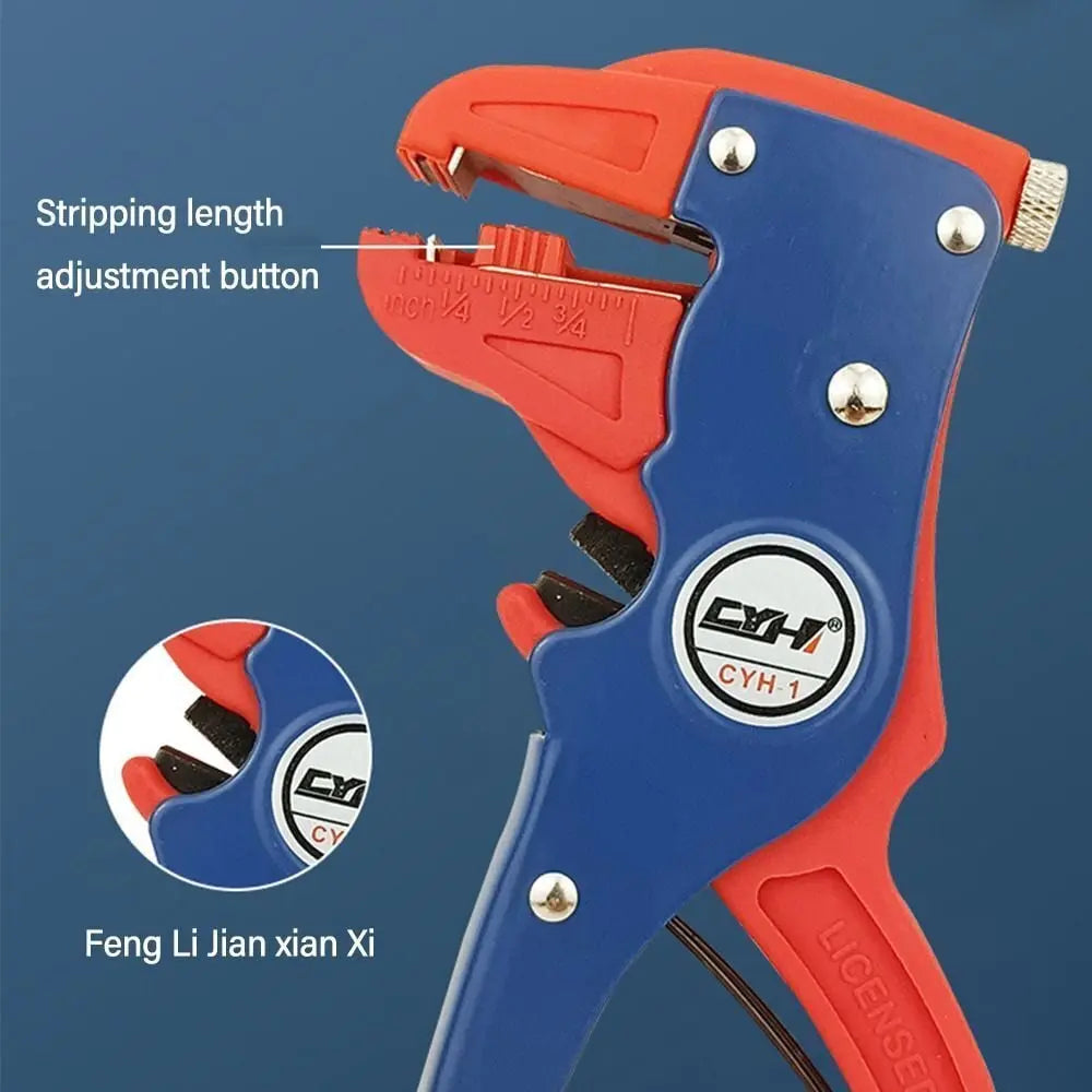 Frendorf | 2-in-1 Profi-Kabelabisolierer & Schneidwerkzeug – Für präzise & saubere Elektromontagen