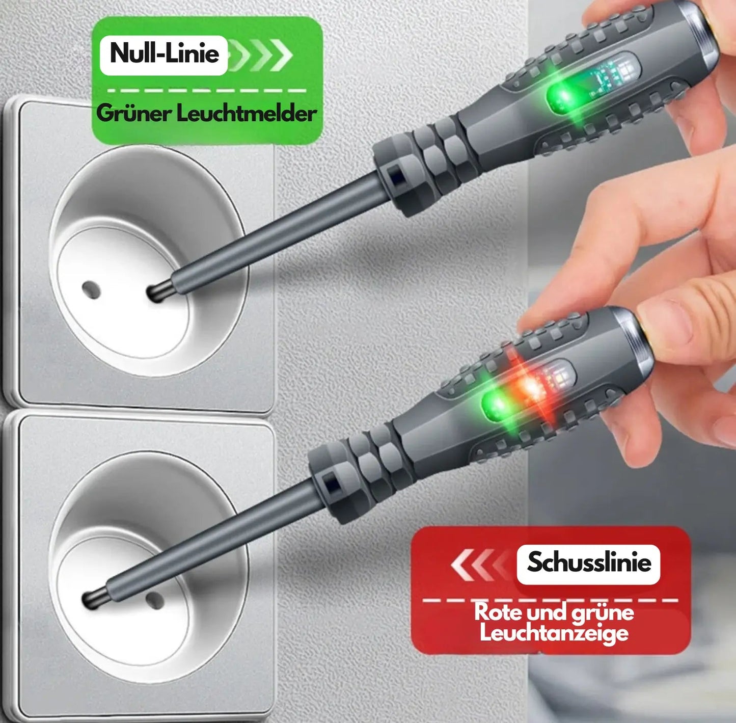 Frendorf | 2-in-1 Spannungsprüfer Schraubendreher (2 Stück/Set)