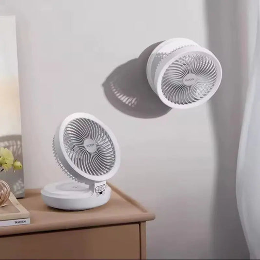 Frendorf | 2-in-1 Ventilator für Wand & Tisch – Leise, platzsparend & leistungsstark