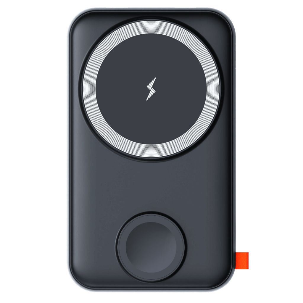 Frendorf | 2-in-1 PowerBank mit PD 20W Schnellladung, Kabellosem Laden & LED-Display – 10.000mAh, Kompakt, Für 4 Geräte