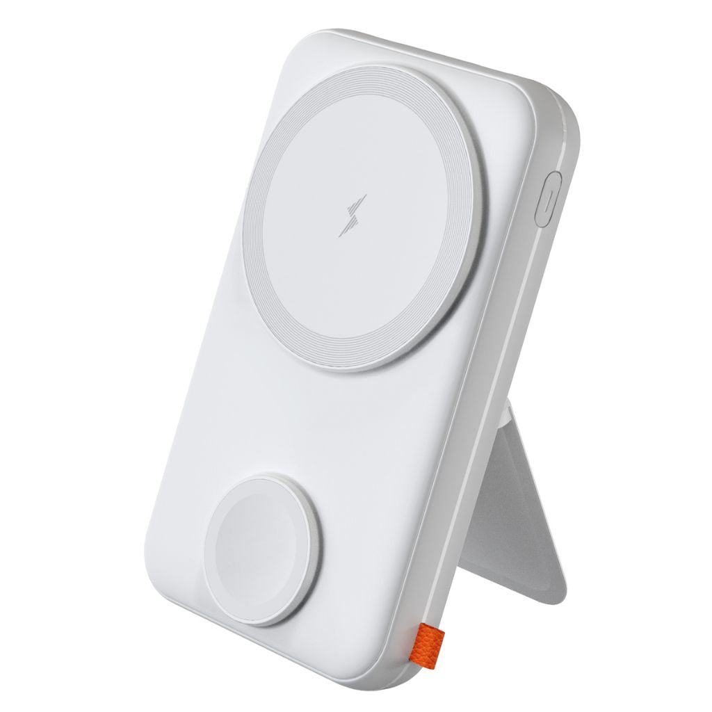 Frendorf | 2-in-1 PowerBank mit PD 20W Schnellladung, Kabellosem Laden & LED-Display – 10.000mAh, Kompakt, Für 4 Geräte