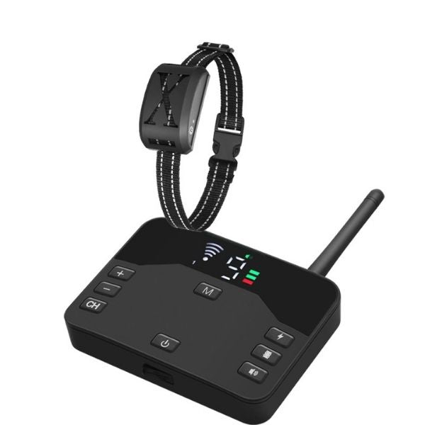 Frendorf | 2-in-1 Wireless Pet Training Halsbänder und Hundezäune Sound Check Elektrische und Vibrationsstoßhalsband Zaun von 65 bis 1640 Fuß