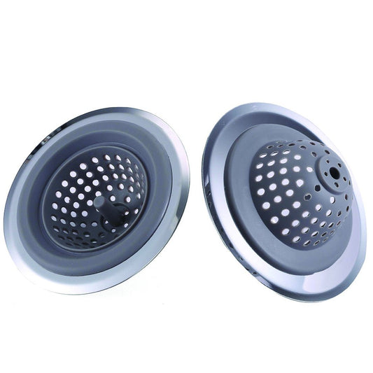 Frendorf | 2-in-1 Clog-frei Multi-Zweck Silikon Küchenbecken Abflussfilter und Stopper