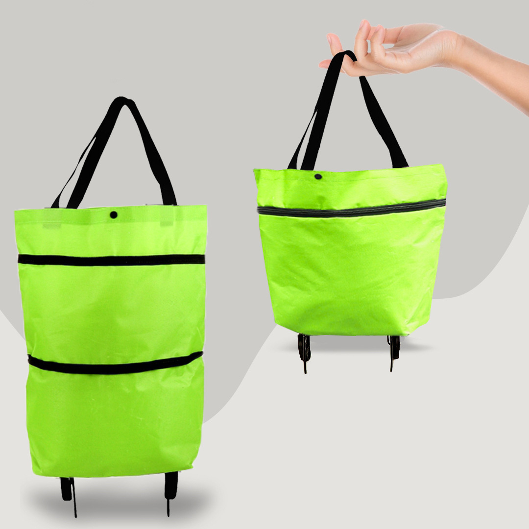 Frendorf | 2-in-1 umwandelbare Einkaufstasche mit Rädern - CarryFlex