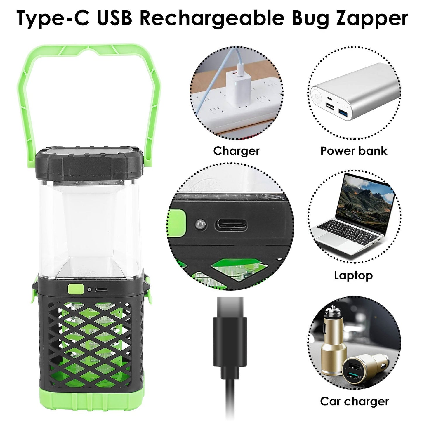 Frendorf | 2-in-1 Elektrische Mückenfängerlampe Fliegen Bug Zapper