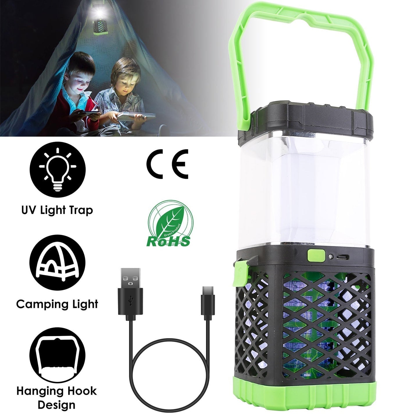 Frendorf | 2-in-1 Elektrische Mückenfängerlampe Fliegen Bug Zapper