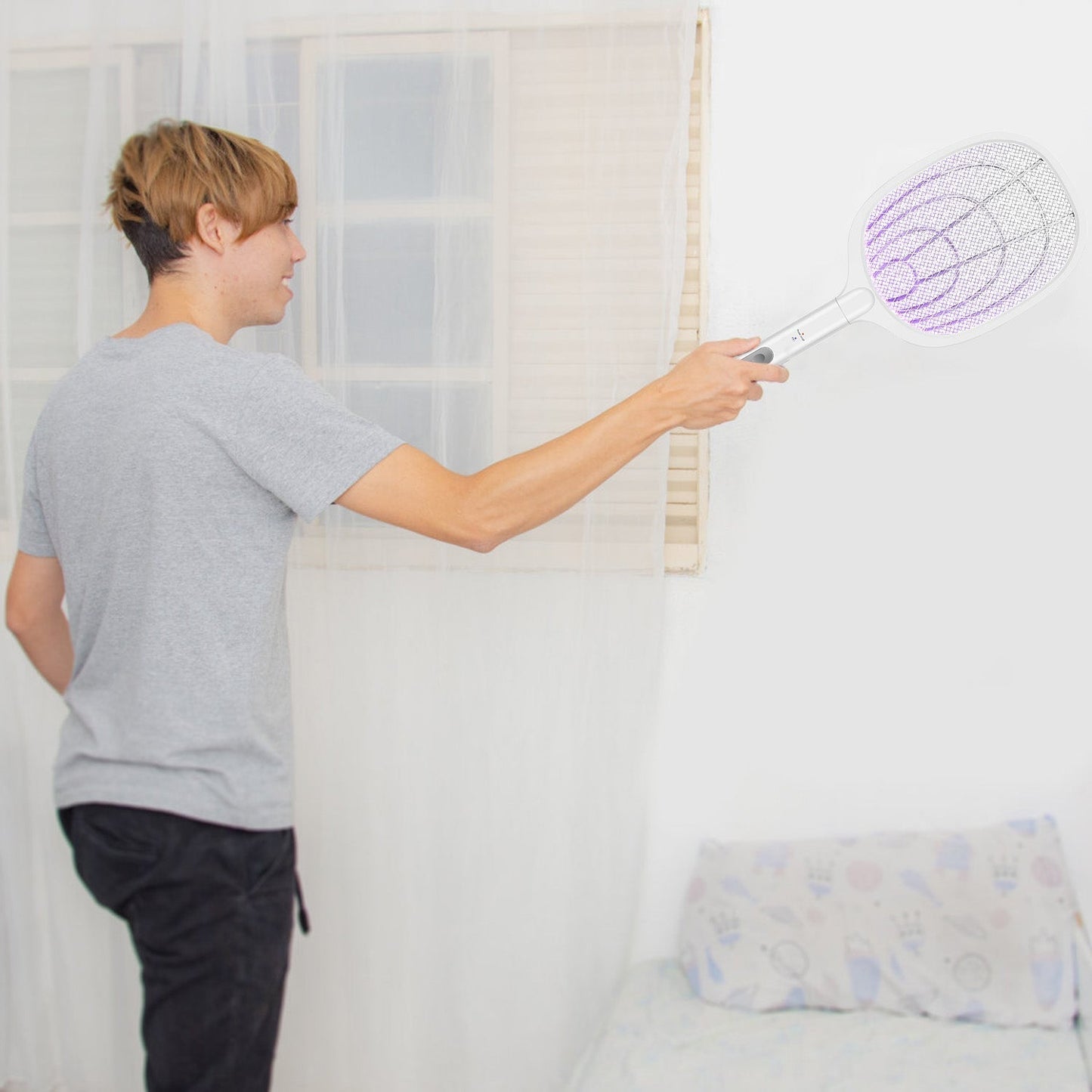 Frendorf | 2-in-1 Elektrischer Wiederaufladbarer Insektenvernichter