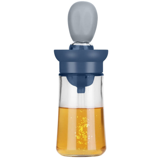 Frendorf | 2-in-1 Glas-Olivenölspender mit Silikon-Tropfer