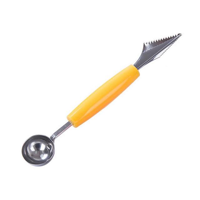 Frendorf | 2 In 1 Eiscreme Ball Löffel Doppelt Edelstahl Schnitzmesser