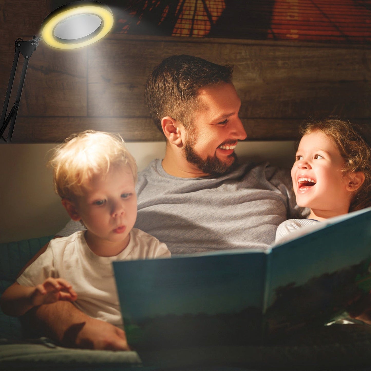 Frendorf | 2-in-1 LED Vergrößerungslampe mit 8x Vergrößerungsglas