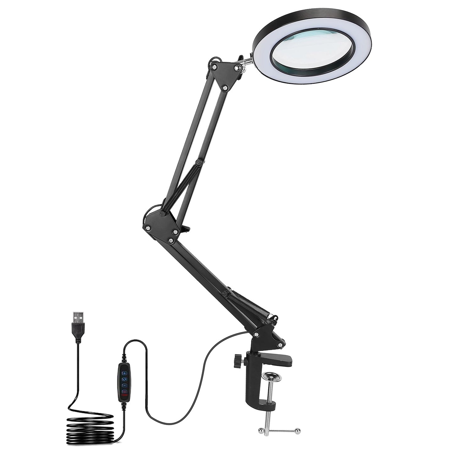 Frendorf | 2-in-1 LED Vergrößerungslampe mit 8x Vergrößerungsglas