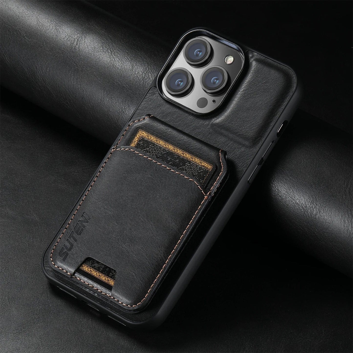 Frendorf | 2 In 1 Magnetisch Abnehmbares iPhone Leder Geldbeutel Hülle