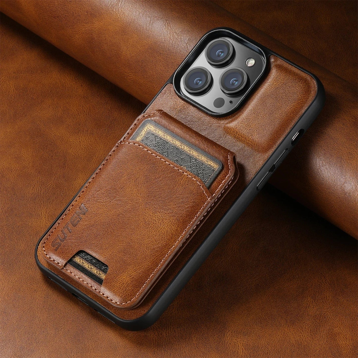 Frendorf | 2 In 1 Magnetisch Abnehmbares iPhone Leder Geldbeutel Hülle