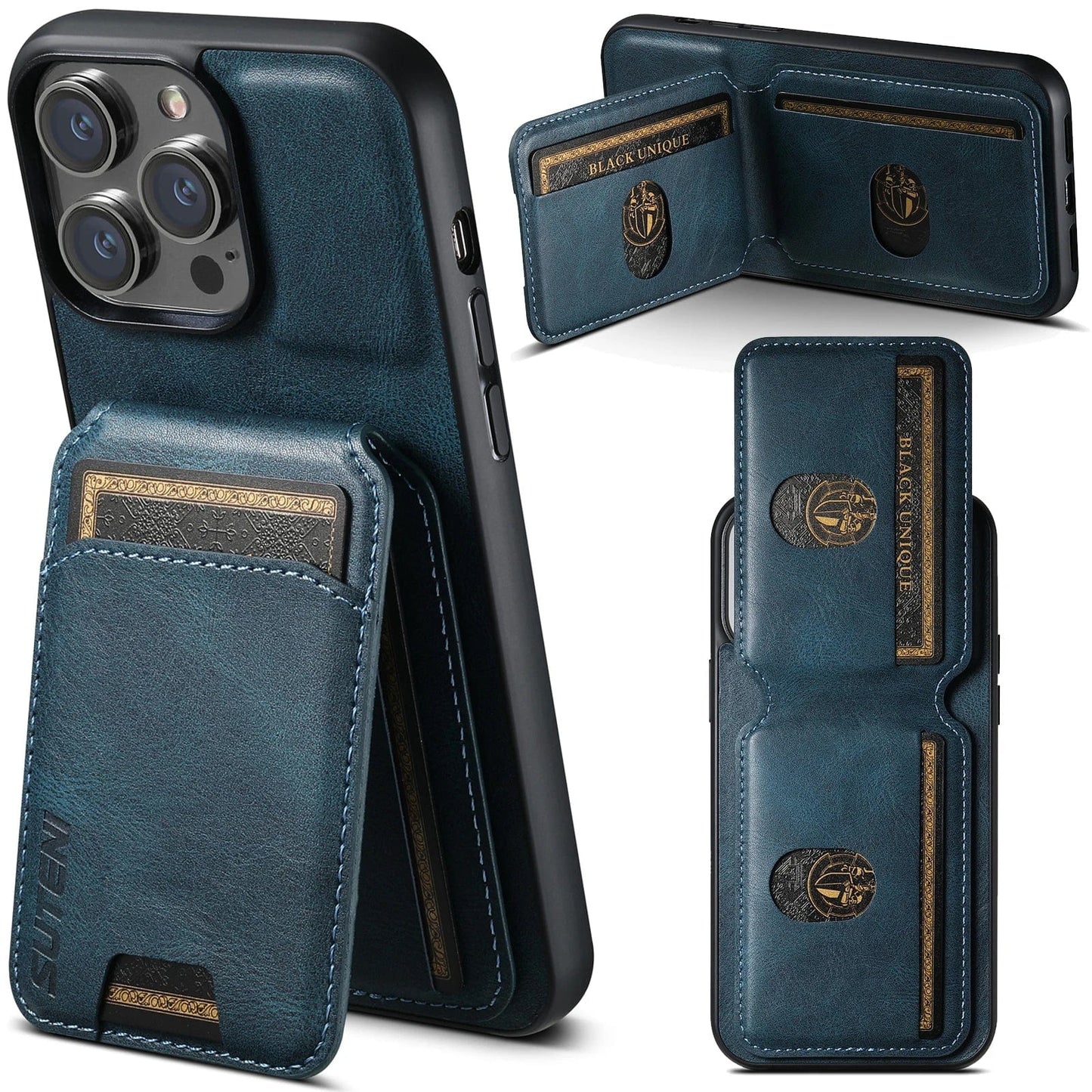 Frendorf | 2 In 1 Magnetisch Abnehmbares iPhone Leder Geldbeutel Hülle