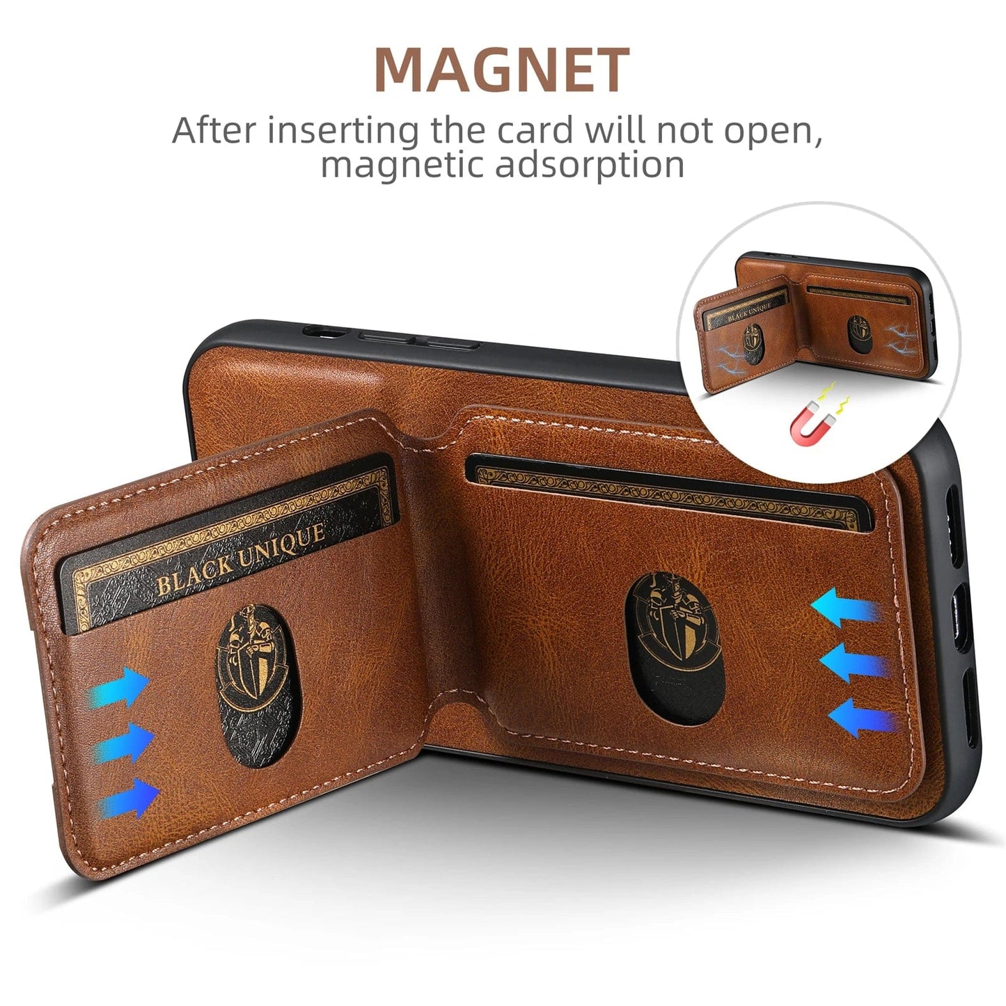Frendorf | 2 In 1 Magnetisch Abnehmbares iPhone Leder Geldbeutel Hülle