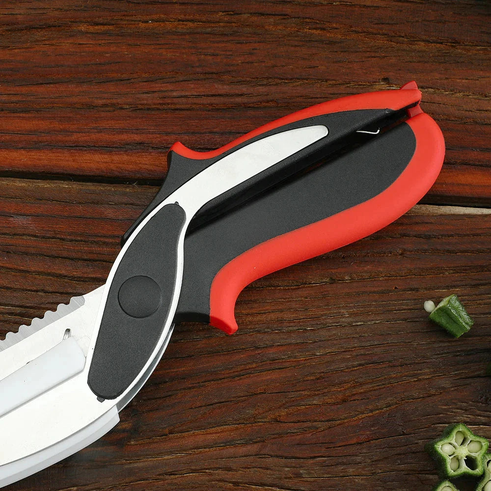 Frendorf | 2 in 1 Multifunktion Küchen-Schere aus Edelstahl mit Griff