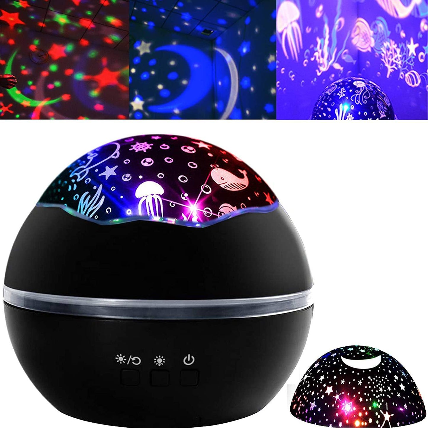 Frendorf | 2-in-1 Ocean Star Nachtlicht Projektorlampe 360 Grad Rotierend