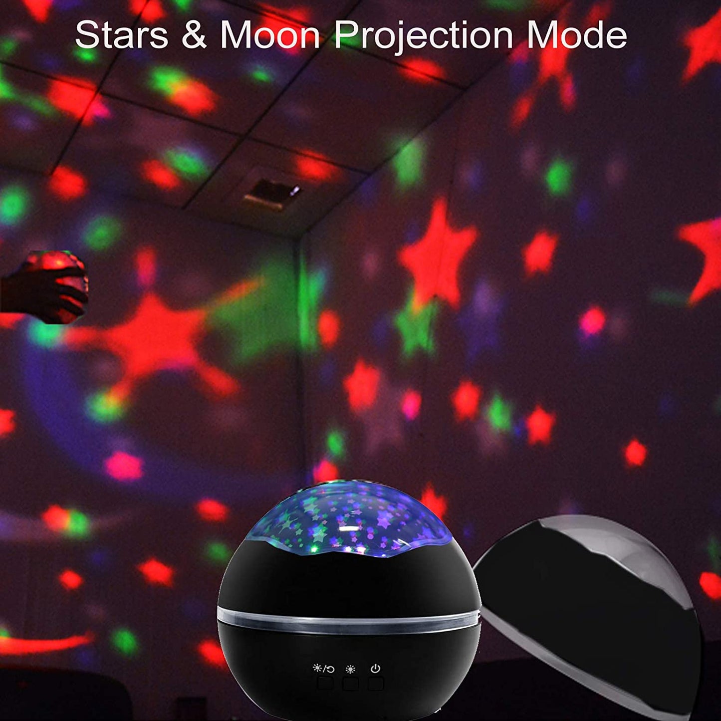 Frendorf | 2-in-1 Ocean Star Nachtlicht Projektorlampe 360 Grad Rotierend