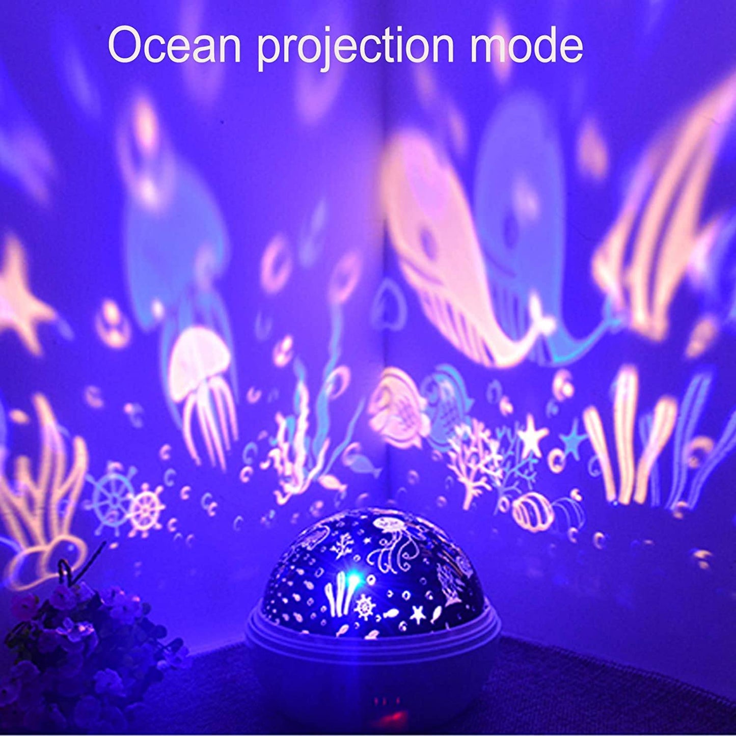 Frendorf | 2-in-1 Ocean Star Nachtlicht Projektorlampe 360 Grad Rotierend