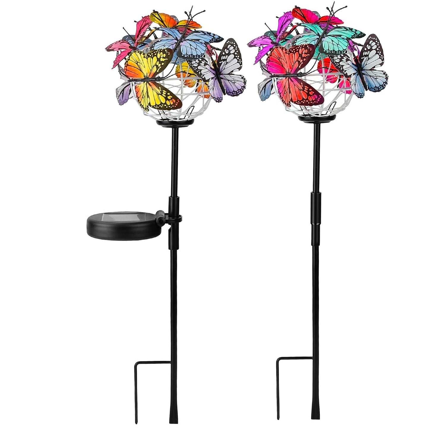 Frendorf | 2-in-1 Outdoor Schmetterling Solarlicht Gartenstecker