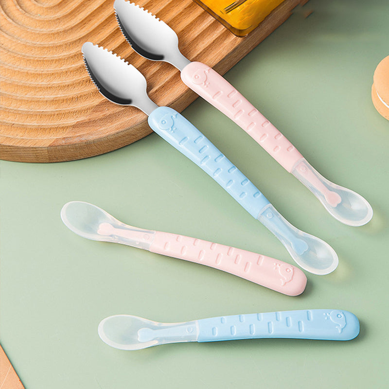 Frendorf | 2-in-1 Silikon Baby Löffel - TinyTasties