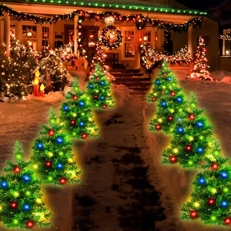 Frendorf | 2-in-1 Solar Weihnachtsbaum Rasenlicht