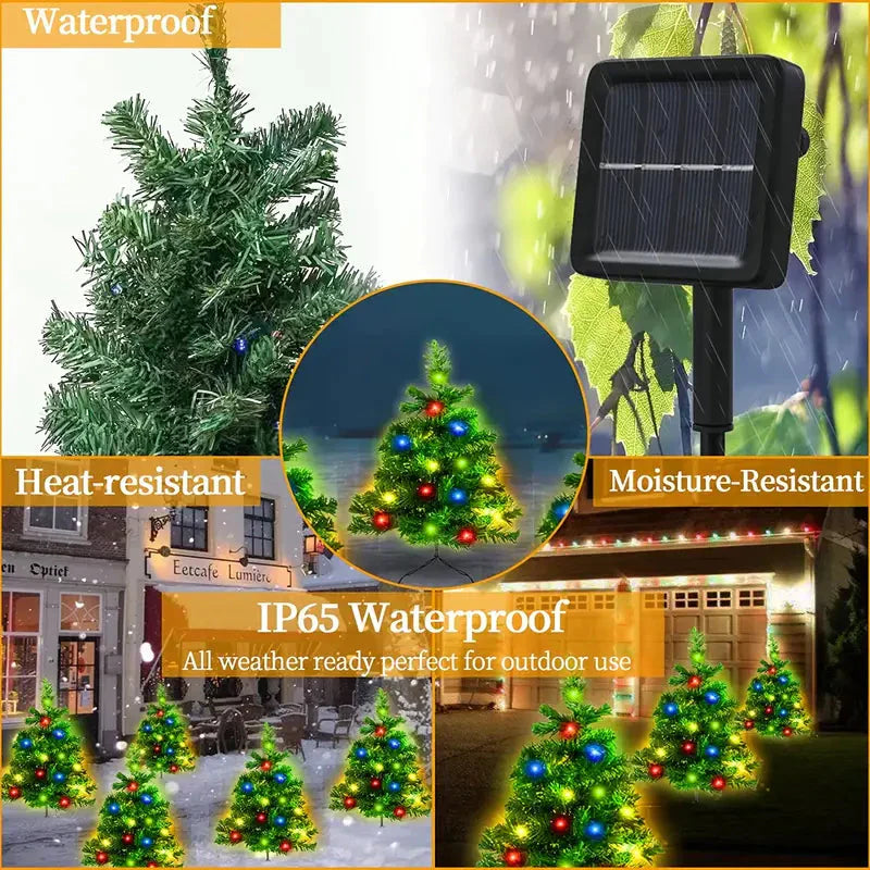 Frendorf | 2-in-1 Solar Weihnachtsbaum Rasenlicht