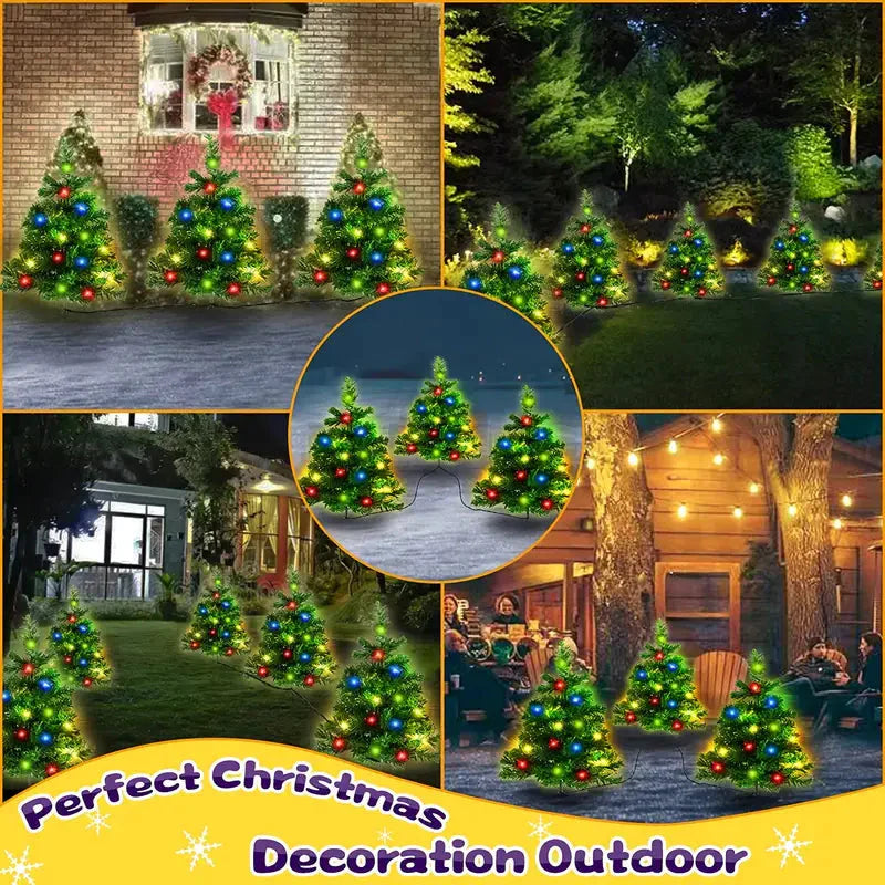 Frendorf | 2-in-1 Solar Weihnachtsbaum Rasenlicht