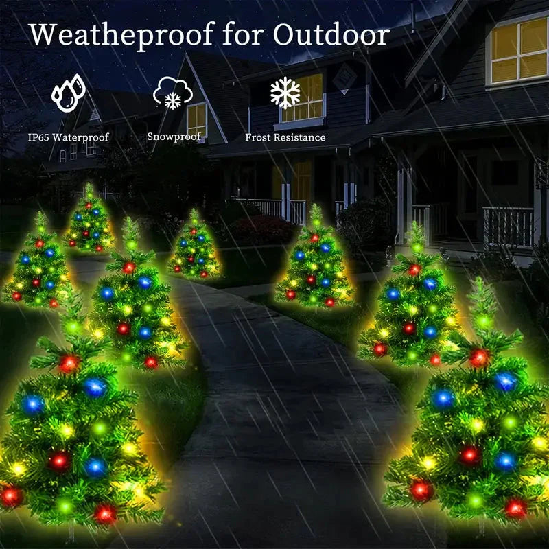 Frendorf | 2-in-1 Solar Weihnachtsbaum Rasenlicht