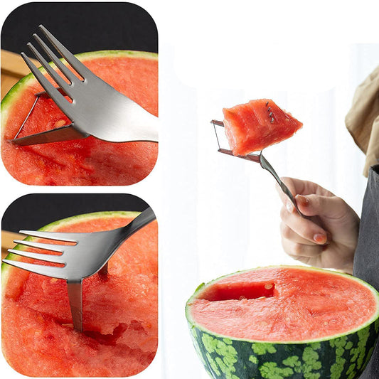 Frendorf | 2-in-1 Wassermelonen Gabel Schneider