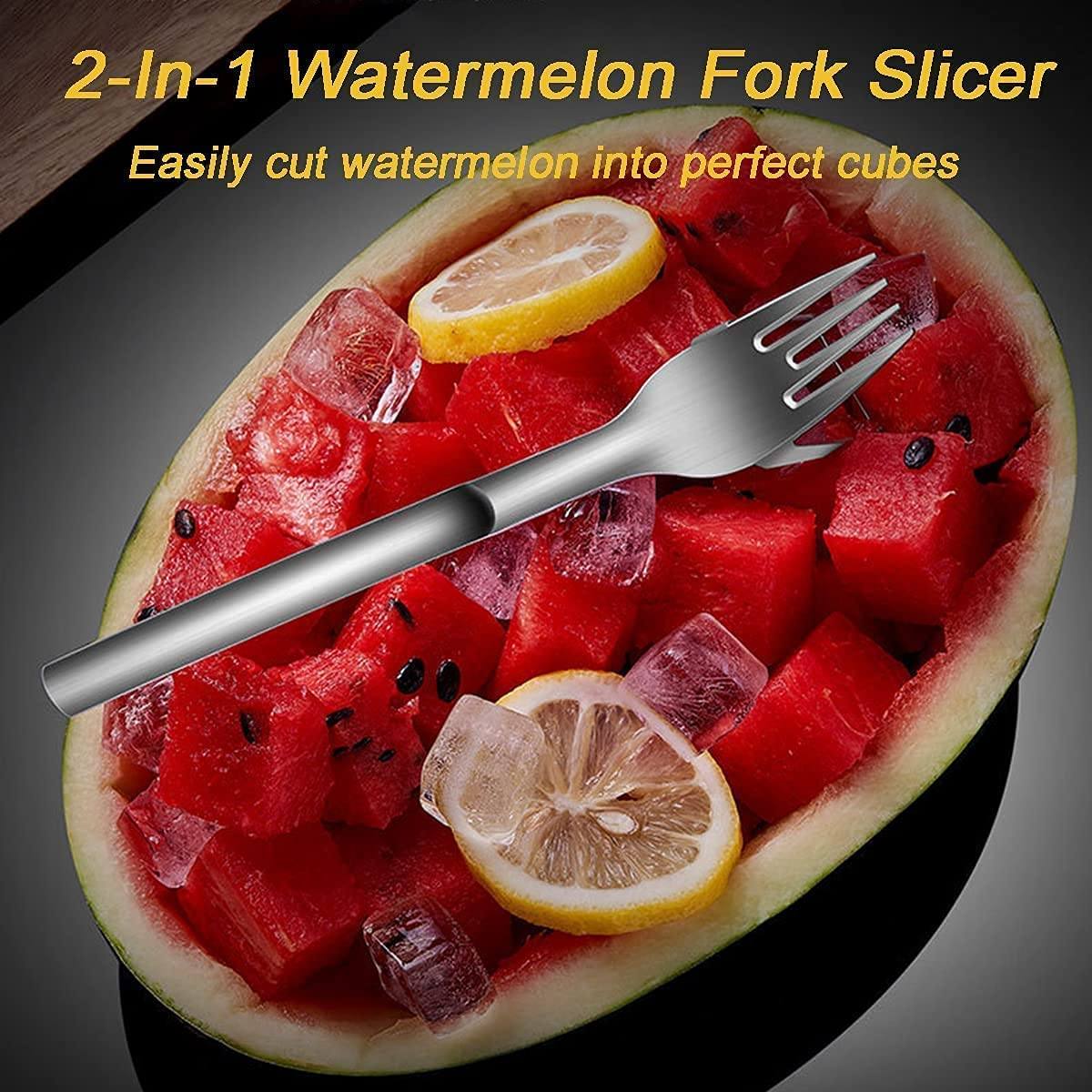 Frendorf | 2-in-1 Wassermelonen Gabel Schneider