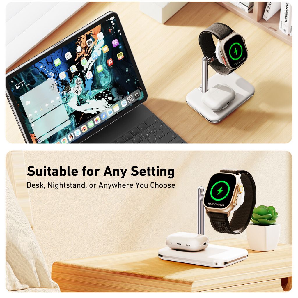 Frendorf | 2 in 1 Apple Watch & AirPods Ladegerät
