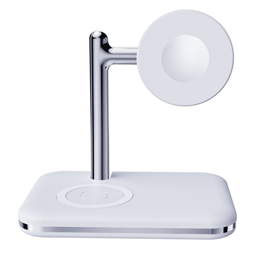 Frendorf | 2-in-1 Uhr- & AirPods Ladegerät – Schnelles Kabelloses Laden, Faltbar, Kompatibel mit Apple und Samsung