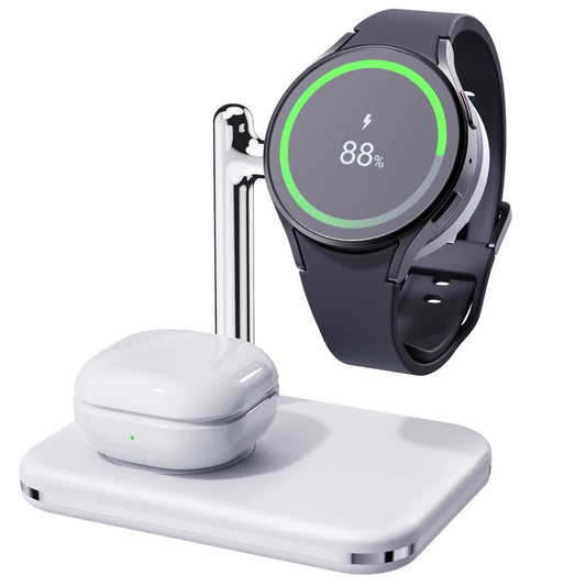 Frendorf | 2-in-1 Samsung Galaxy Watch & Buds Ladegerät – Kabellos, Faltbar, Typ-C, Kompakt